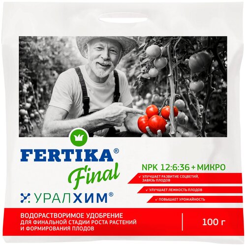 фотография Удобрение FERTIKA Final (Финал), 100 г, 1 уп., купить онлайн 139 рубл