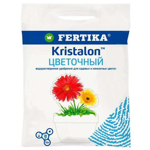 Удобрение FERTIKA Kristalon для цветов, 20 г, 1 уп. фотография