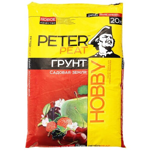 Грунт PETER PEAT Линия Hobby Садовая земля, 20 л, 7.2 кг фотография