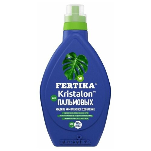 Удобрение FERTIKA Kristalon для фикусов и пальм, 0.5 л, 550 г, 1 уп. фотография