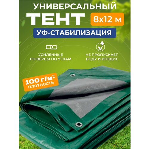 Тент строительный 100 г/м2 (8х12 м) INTARP фотография