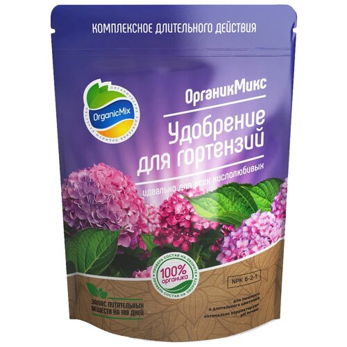 Удобрение Organic Mix для гортензий, 0.8 л, 800 г, 1 уп. фотография