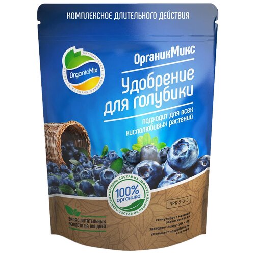 Удобрение Organic Mix для голубики, 0.85 л, 850 г, 1 уп. фотография