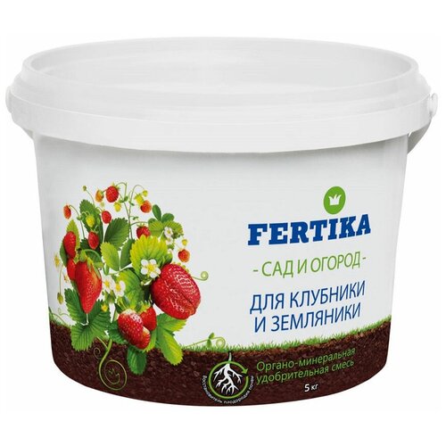 Удобрение FERTIKA Для клубники и земляники, 5 л, 5000 г, 1 уп. фотография