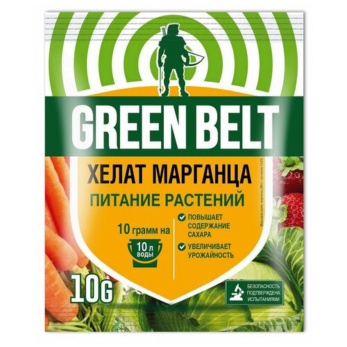 Удобрение Green Belt Хелат марганца, 0.01 л, 10 г, 1 уп. фотография