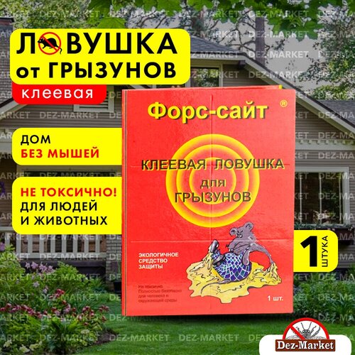 Клеевая ловушка от грызунов Форс-сайт книжка фотография