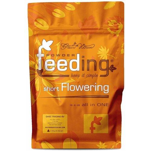 Powder Feeding минеральное удобрение для растений с коротким периодом цветения short Flowering 125 гр фотография