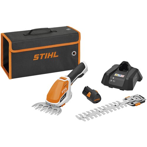 Ножницы-кусторез аккумуляторный STIHL HSA 26, 2.6 А·ч, 10.8 В,  с АКБ , оранжевый фотография