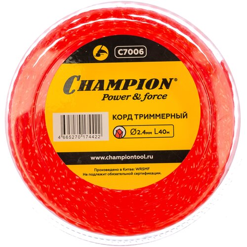 Леска (корд) CHAMPION Twisted Square 2.4 мм фотография