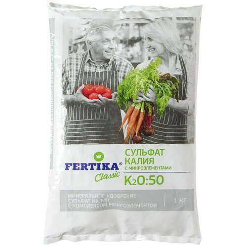 Удобрение FERTIKA Classic Сульфат калия, 1 л, 1000 г, 1 уп. фотография