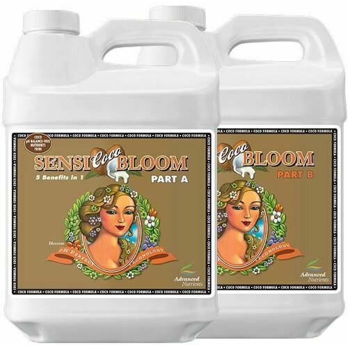 Удобрение Advanced Nutrients Sensi Coco Bloom A+B 500мл на фазу цветения, удобрение для растений фотография