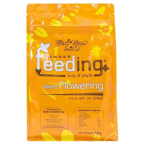 Удобрение Green House Powder Feeding Short Flowering 1000 гр. (1 кг) фотография