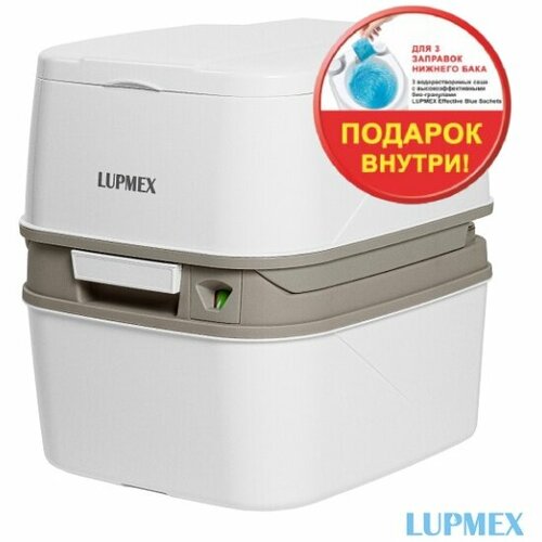 Биотуалет Lupmex 79122P 18л с индикатором с пробниками гранул фотография