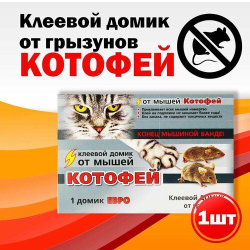 фотография Котофей клеевой домик от грызунов, купить онлайн 163 рубл