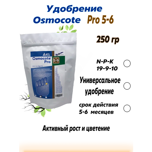 Удобрение (Osmocote) Осмокот Про (19-09-10+ТЕ) 5-6 мес 250 гр. фотография