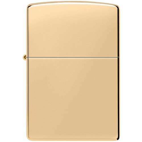 Оригинальная бензиновая зажигалка ZIPPO Armor 169 с покрытием High Polish Brass фотография