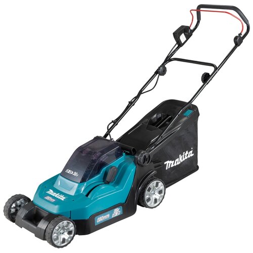 Электрическая газонокосилка Makita DLM382CM2, 900 Вт, 38 см, черный фотография