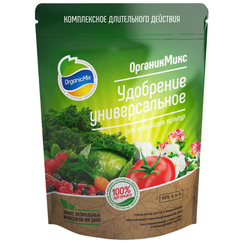 фотография Удобрение Organic Mix Универсальное, 0.85 л, 850 г, 1 уп., купить онлайн 767 рубл