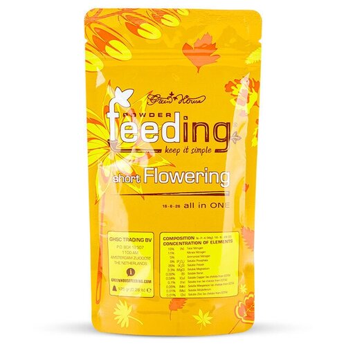 Удобрение Green House Powder Feeding Short Flowering 125 гр. фотография