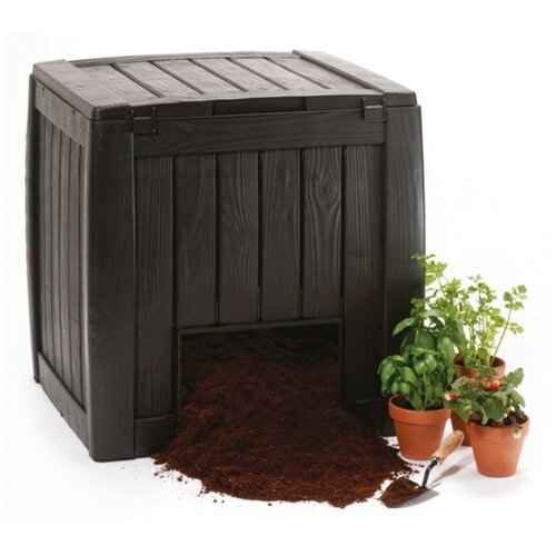 Компостер KETER Deco Composter (17196661) (340 л) коричневый 1 шт. 72 см 69.5 см 74 см 340 л 8 кг фотография