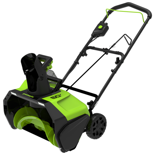 Снегоуборщик аккумуляторный Greenworks GD60PSTK5, 60 В, 5мА·ч фотография