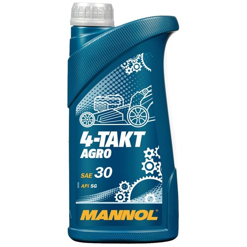 Масло для садовой техники Mannol 4-Takt Agro SAE 30, 1 л фотография