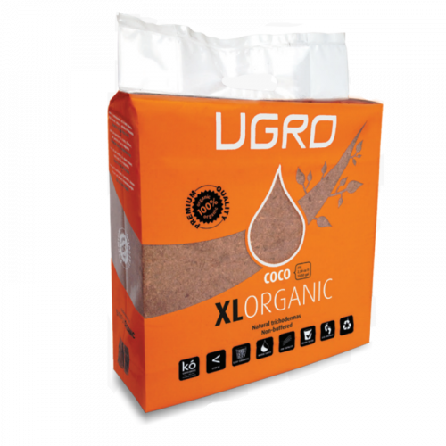 Кокосовый субстрат UGro XL Organic 70л, прессованный органический кокосовый субстрат фотография