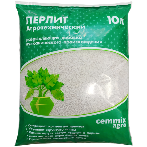 фотография Перлит агротехнический Cemmix 10 л, купить онлайн 1129 рубл