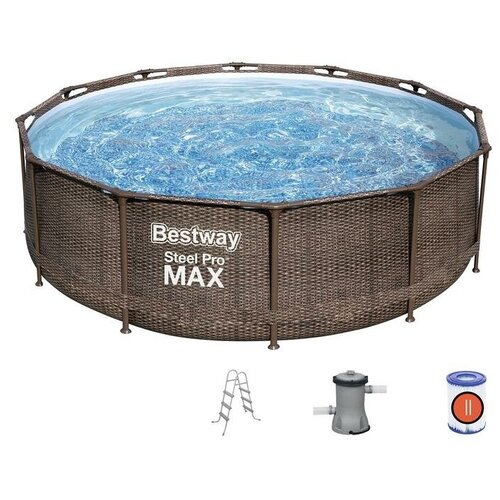 Бассейн Bestway Steel Pro Max 56709, 366х100 см, 366х100 см фотография