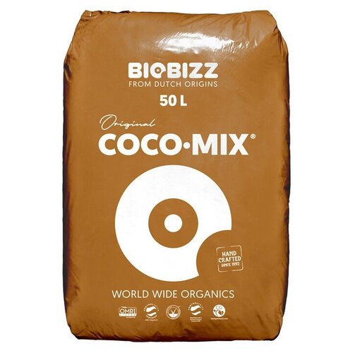 Субстрат BioBizz Coco-Mix коричневый, 50 л фотография