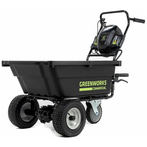 Самоходная аккумуляторная садовая тележка GREENWORKS 82GC 82V (106 Л) без АКБ И ЗУ фотография