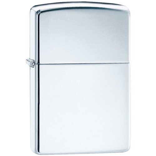 Оригинальная бензиновая зажигалка ZIPPO Classic 250 с покрытием High Polish Chrome фотография