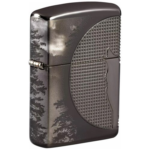 Зажигалка Zippo 49353 бензиновая Armor High Polish Black Ice фотография