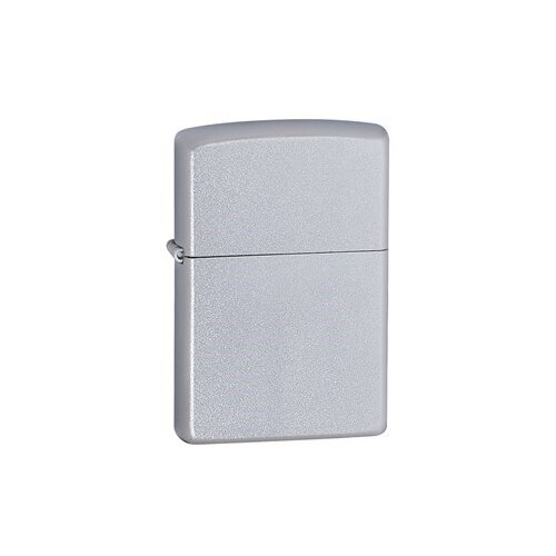 Оригинальная бензиновая зажигалка ZIPPO Classic 205 с покрытием Satin Chrome™ фотография