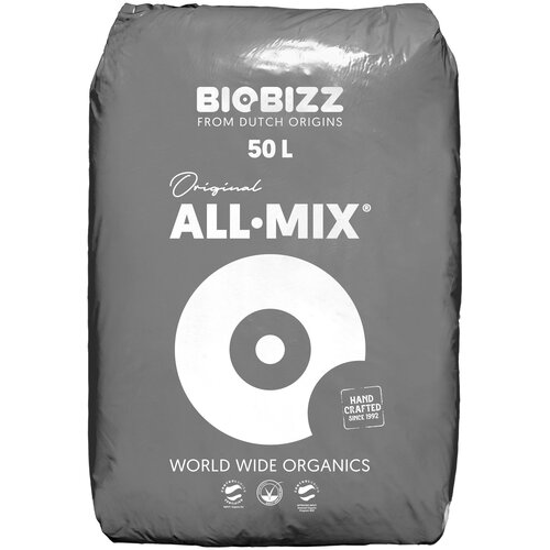 Субстрат BioBizz All-Mix черный, 50 л фотография