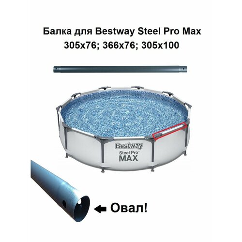 Балка каркасного бассейна Bestway Steel Pro Max 366х76, 305х76, 305х100 фотография