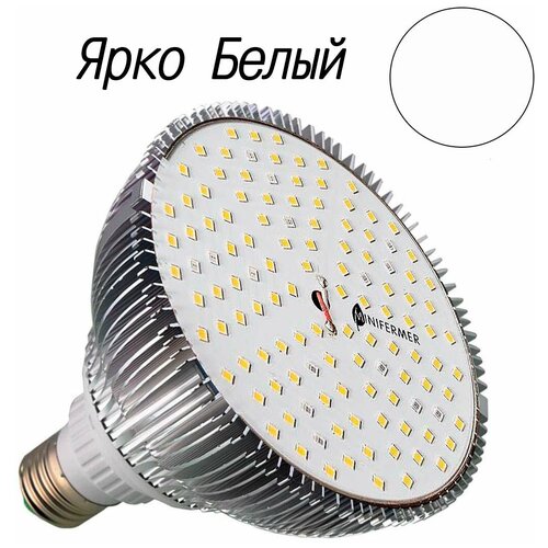 Фитолампа светодиодная Е27 25 Watt Биколор Комфорт 5000k + 660nm фотография