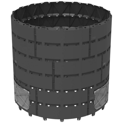 Компостер Альт-Пласт агроном премиум (1200 л) черный 1 шт. 117 см 117 см 111 см 1200 л 11.28 кг фотография